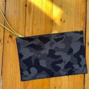 Rothy’s Grey Camo Wristlet